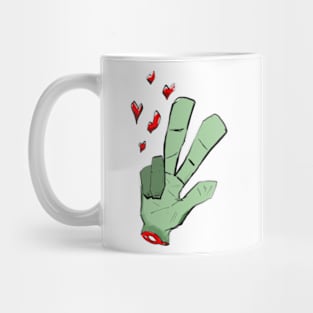 Horror hand of love Mug